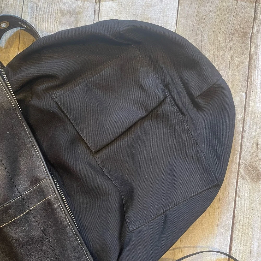 COACH Black Leather Shoulder Bag - Picture 8 of 14